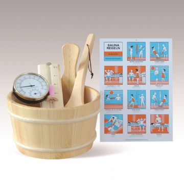 Set accessori sauna